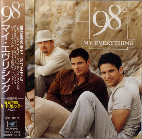 98 Degrees My Everything Japanese Promo CD single (CD5 / 5